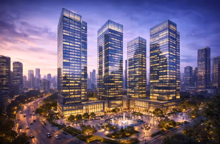 Noida skyline
