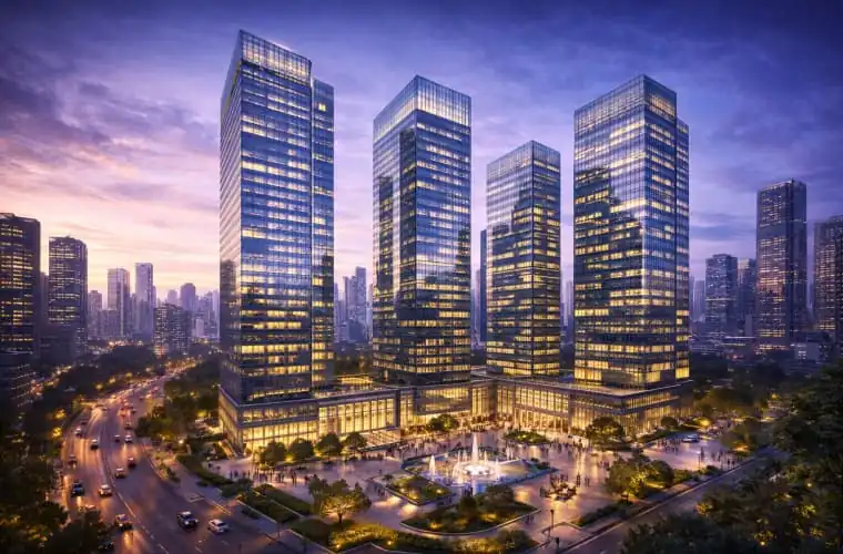 Noida skyline