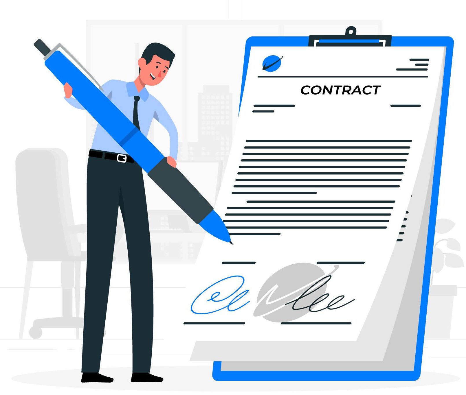 Lease agreement icon